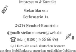 impressum + Kontakt handymeile-nord.de